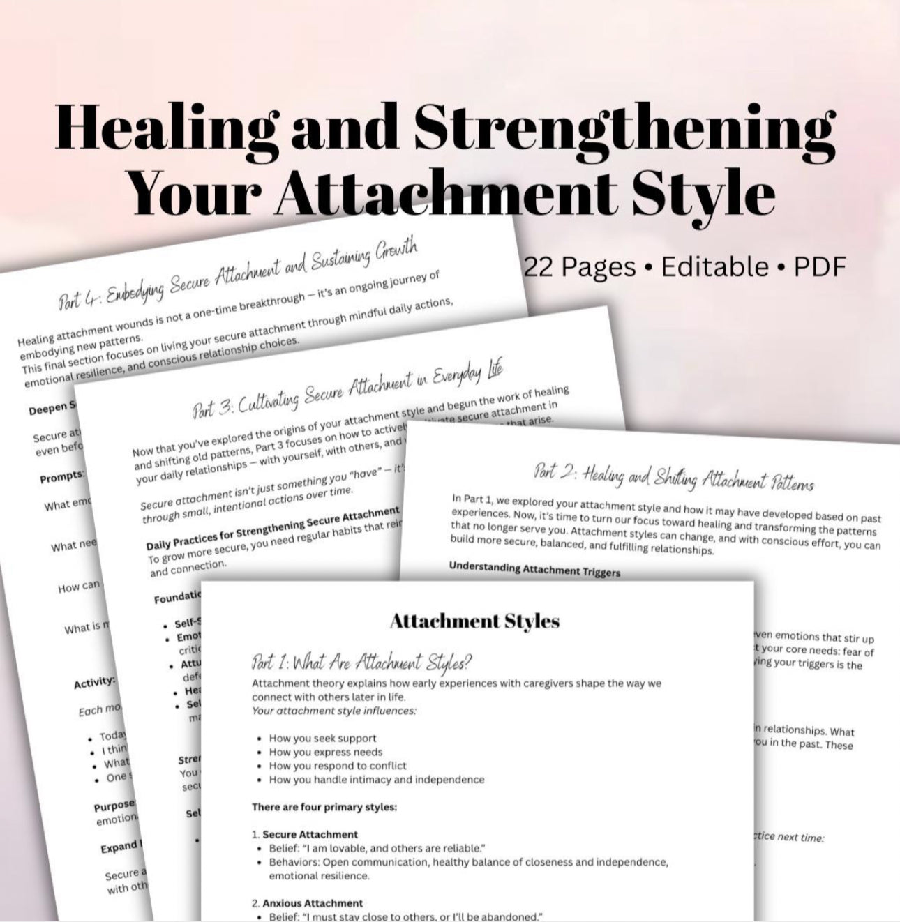 Healing and Strengthening Your Attachment Style Emotional Regulation in Relationships