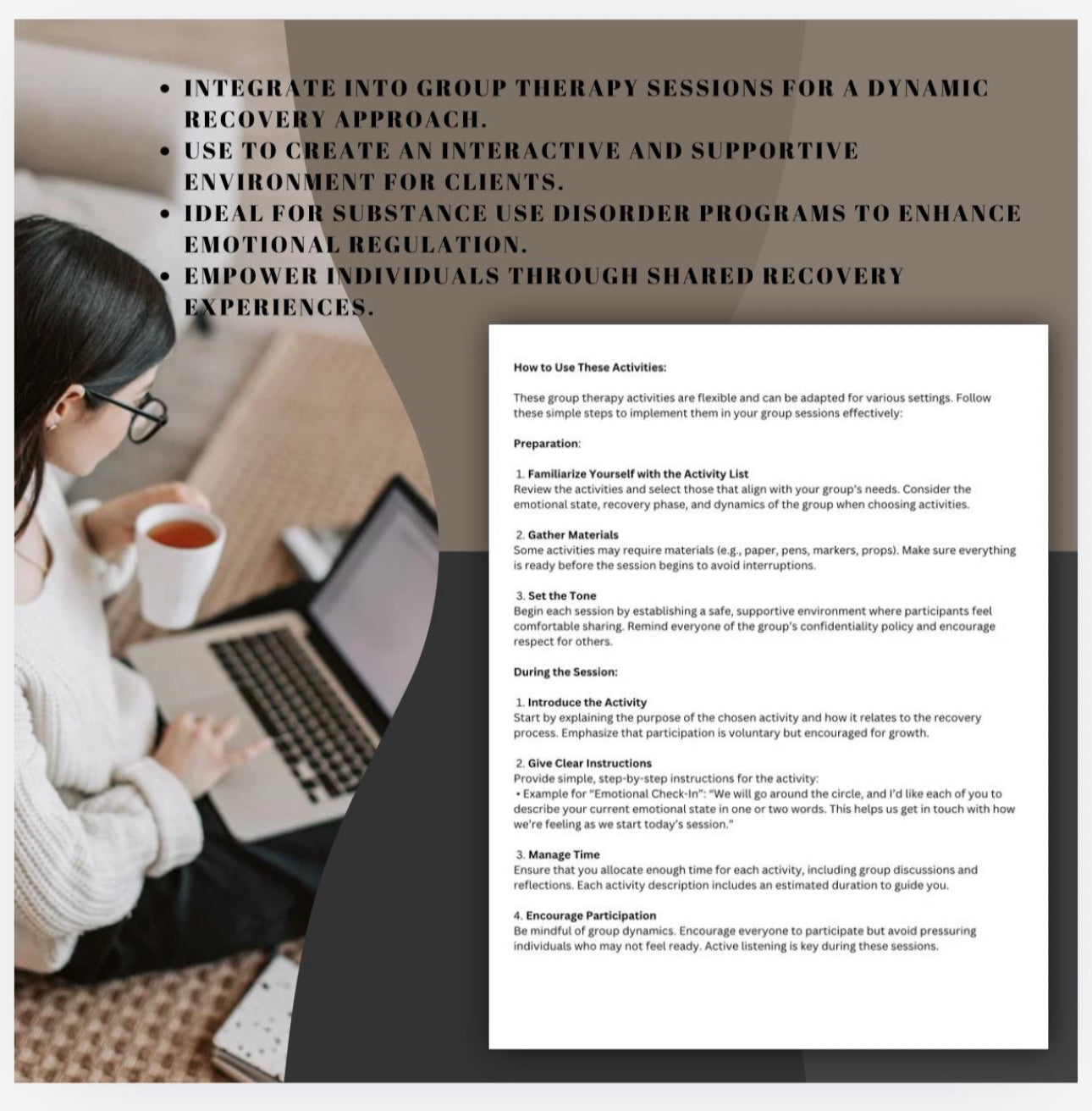 Substance Abuse Group Activities Group Therapy Support Emotional Check In Recovery Session