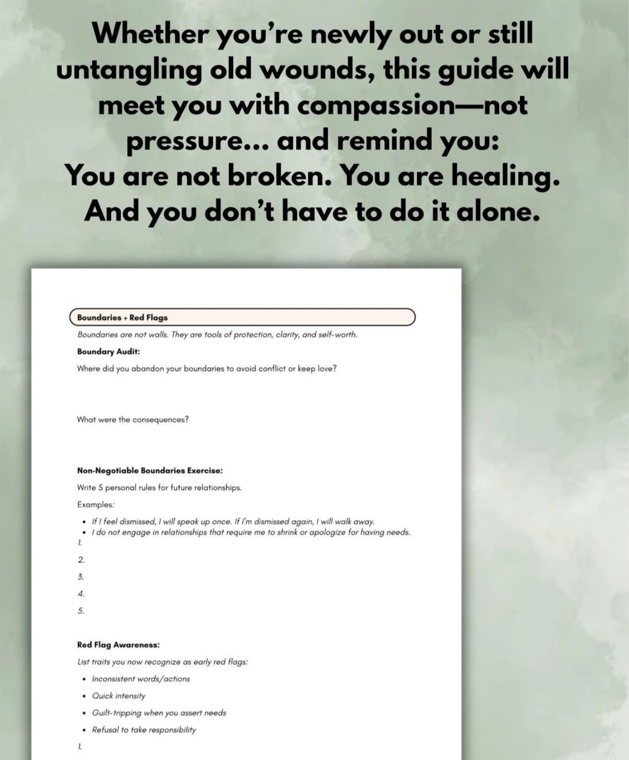 Healing from a Narcissist: A Guided Workbook for Reclaiming Your Self