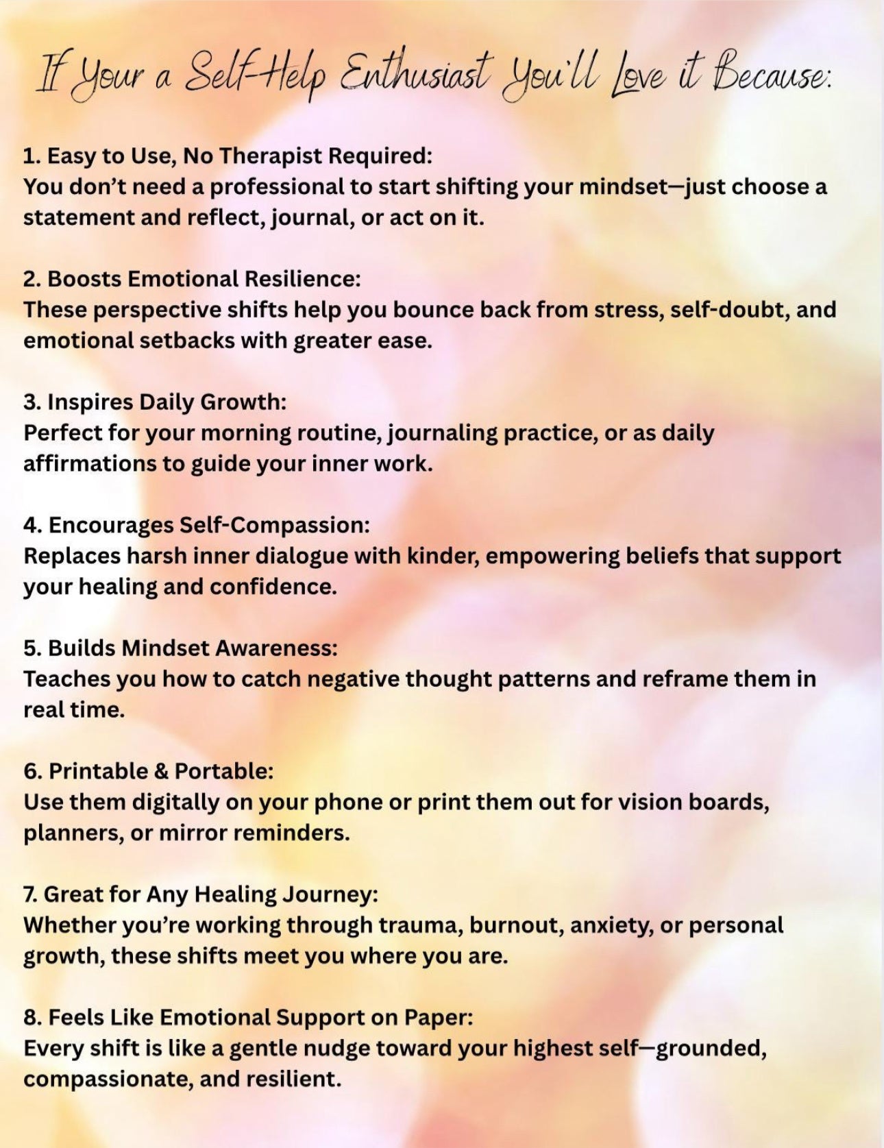 Therapeutic Perspective Shifts Cognitive Reframing Tool Mental Health Therapy Worksheets Inner Dialogue