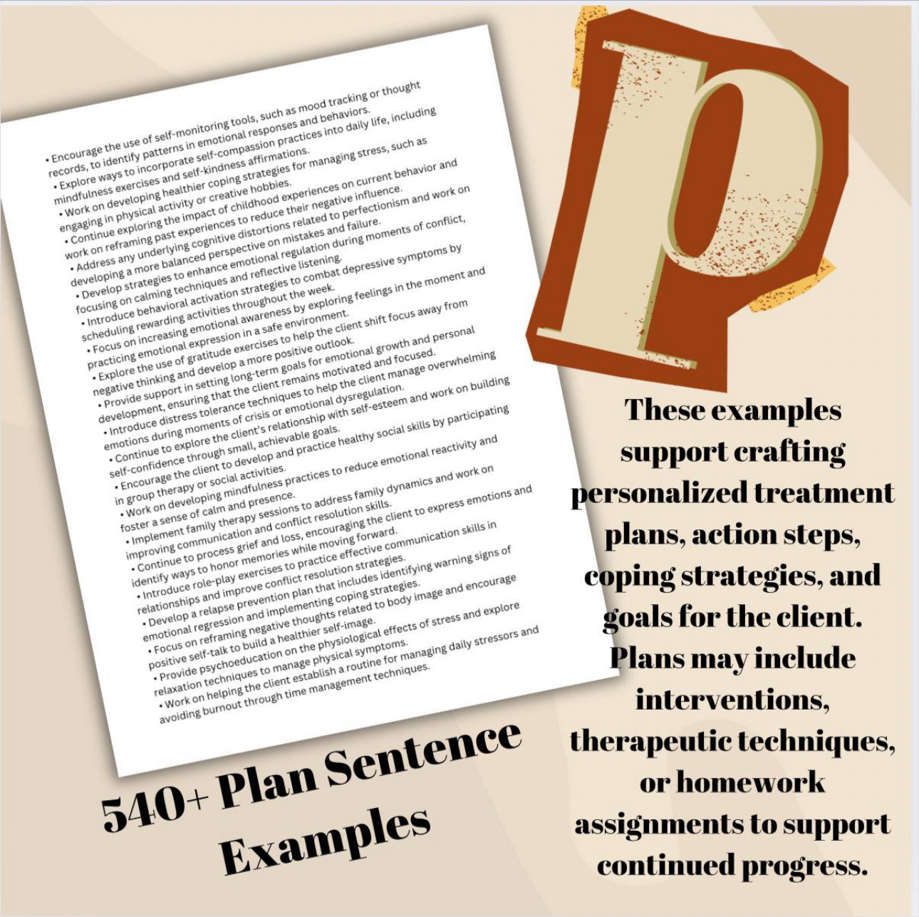 SOAP Notes Sentence Examples for Therapy Notes Progess Notes Assistant