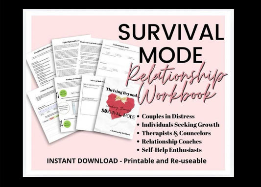 Relationship Survival Mode Workbook  Coping, Boundaries & Healing Emotional Regulation Relationship Burnout