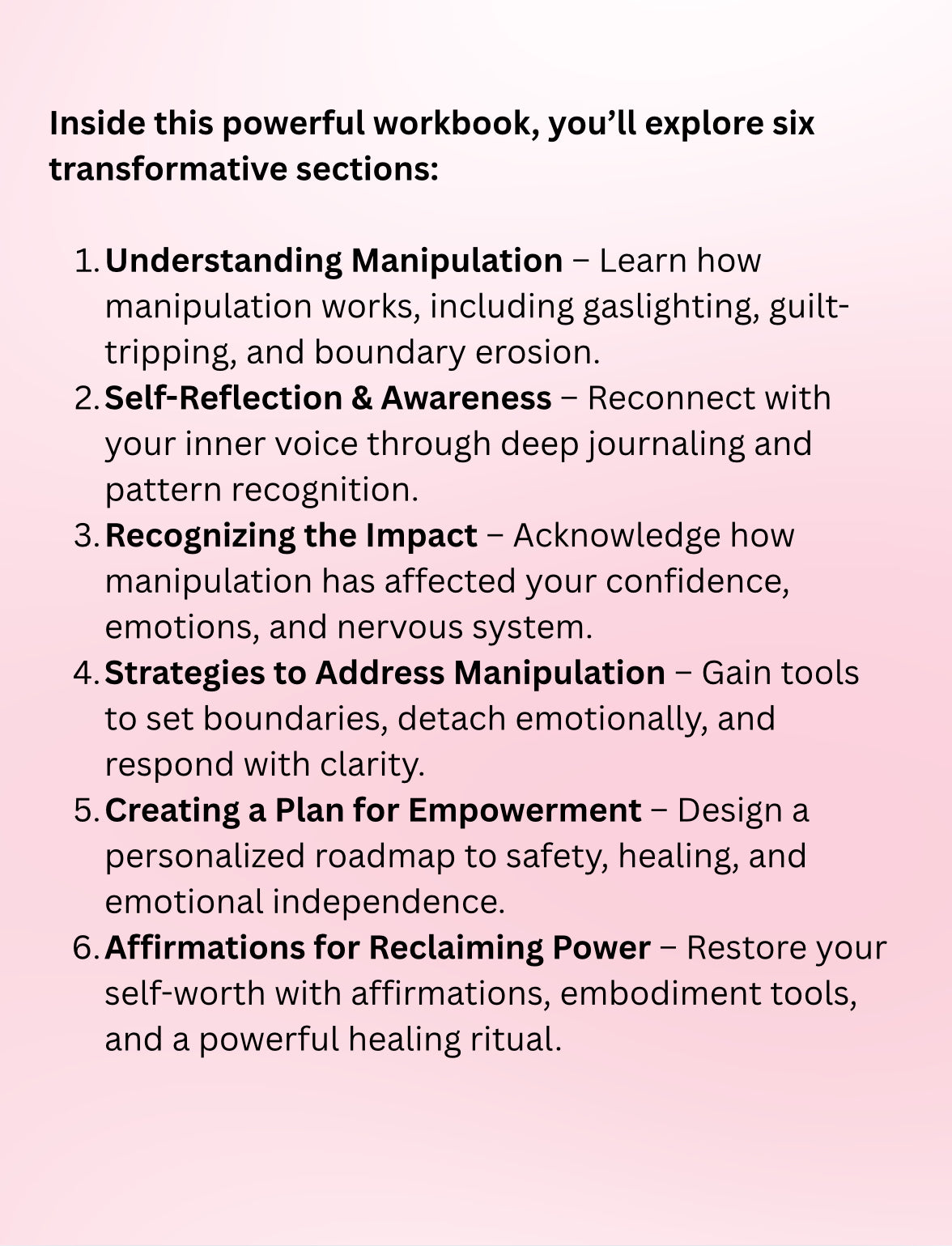 Manipulation in Relationships Worksheets