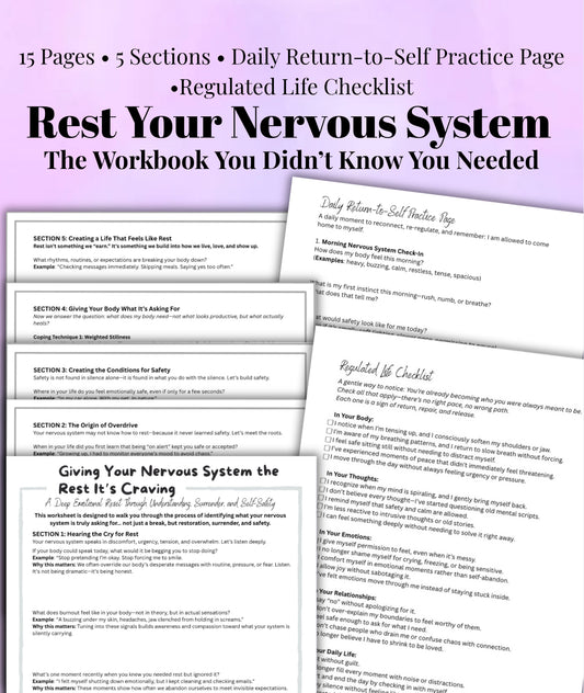 Nervous System Rest Worksbook