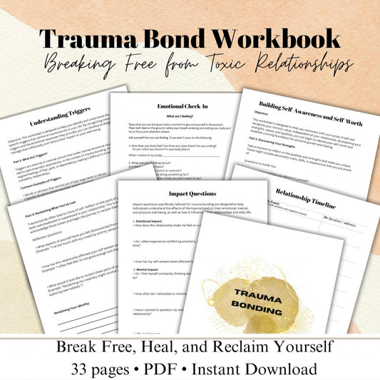 Trauma Bonding Understanding and Overcoming Trauma Bond Survivor Recovery Workbook