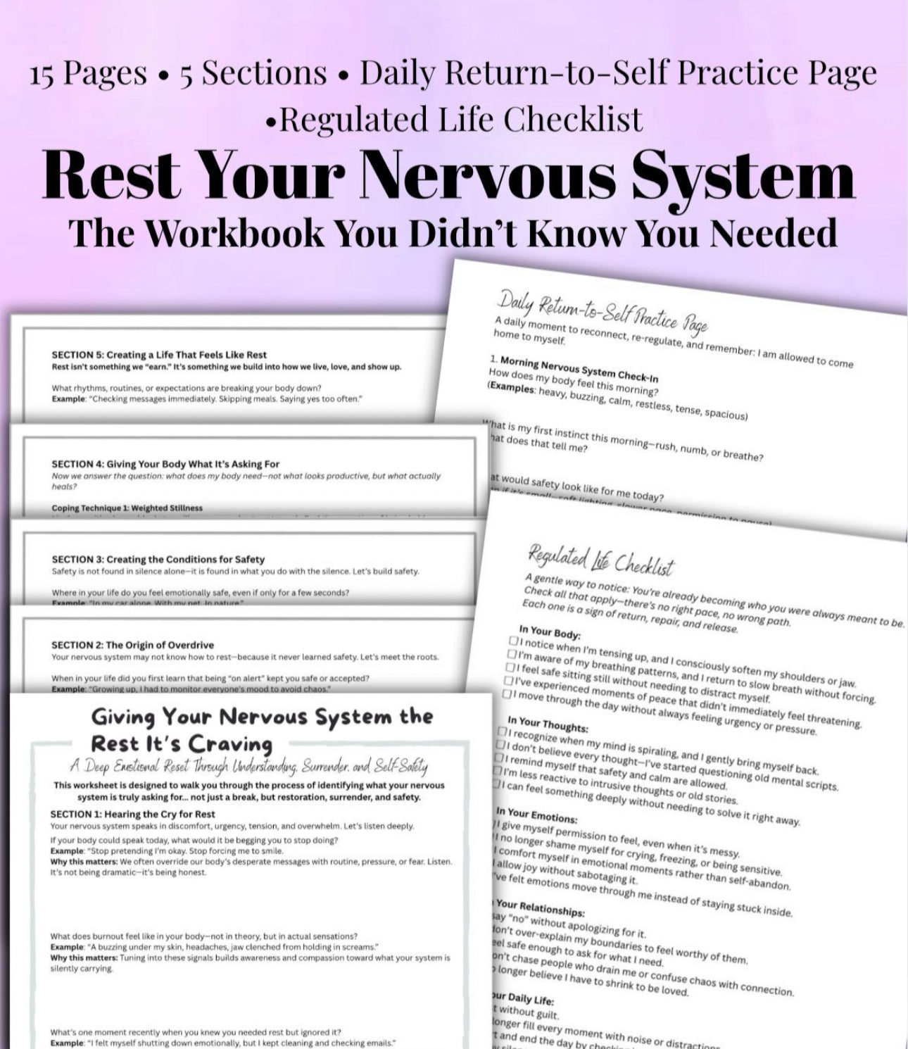 Resting Your Nervous System Recovery Companion