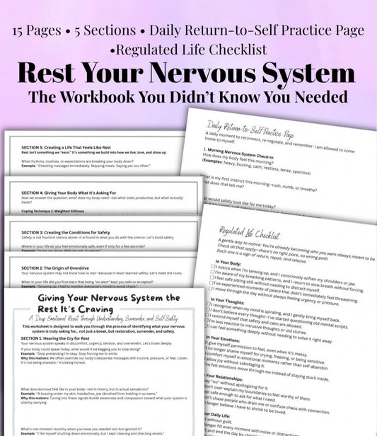 Resting Your Nervous System Recovery Companion
