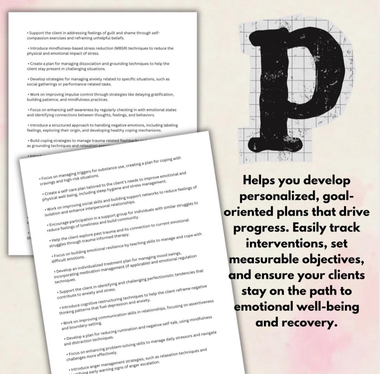 DAP Notes Bundle for Mental Health Professionals Data Assessment and Plan Clinical Documentation Progress Report