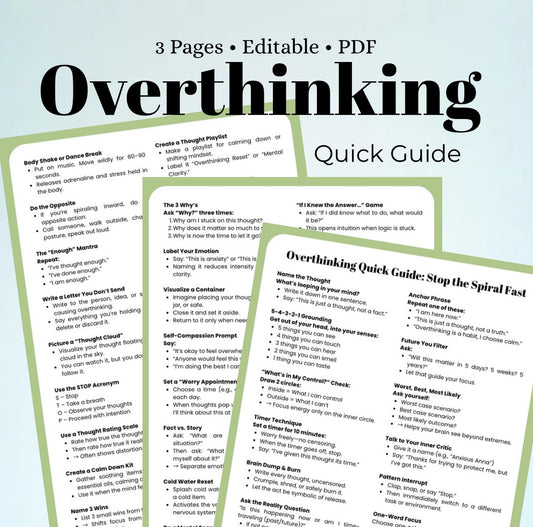 Overthinking Quick Guide