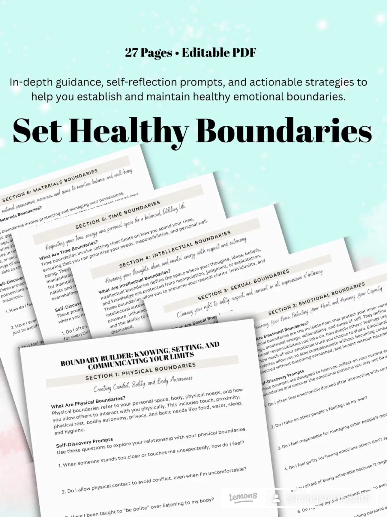 Healthy Boundaries Builder