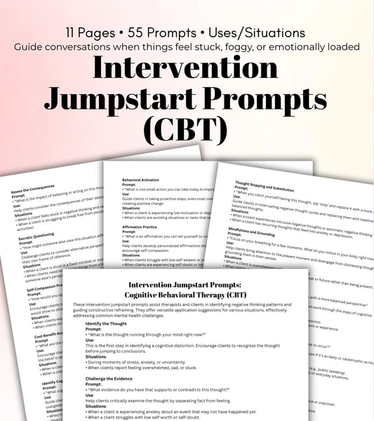 Intervention Jumpstart Prompts