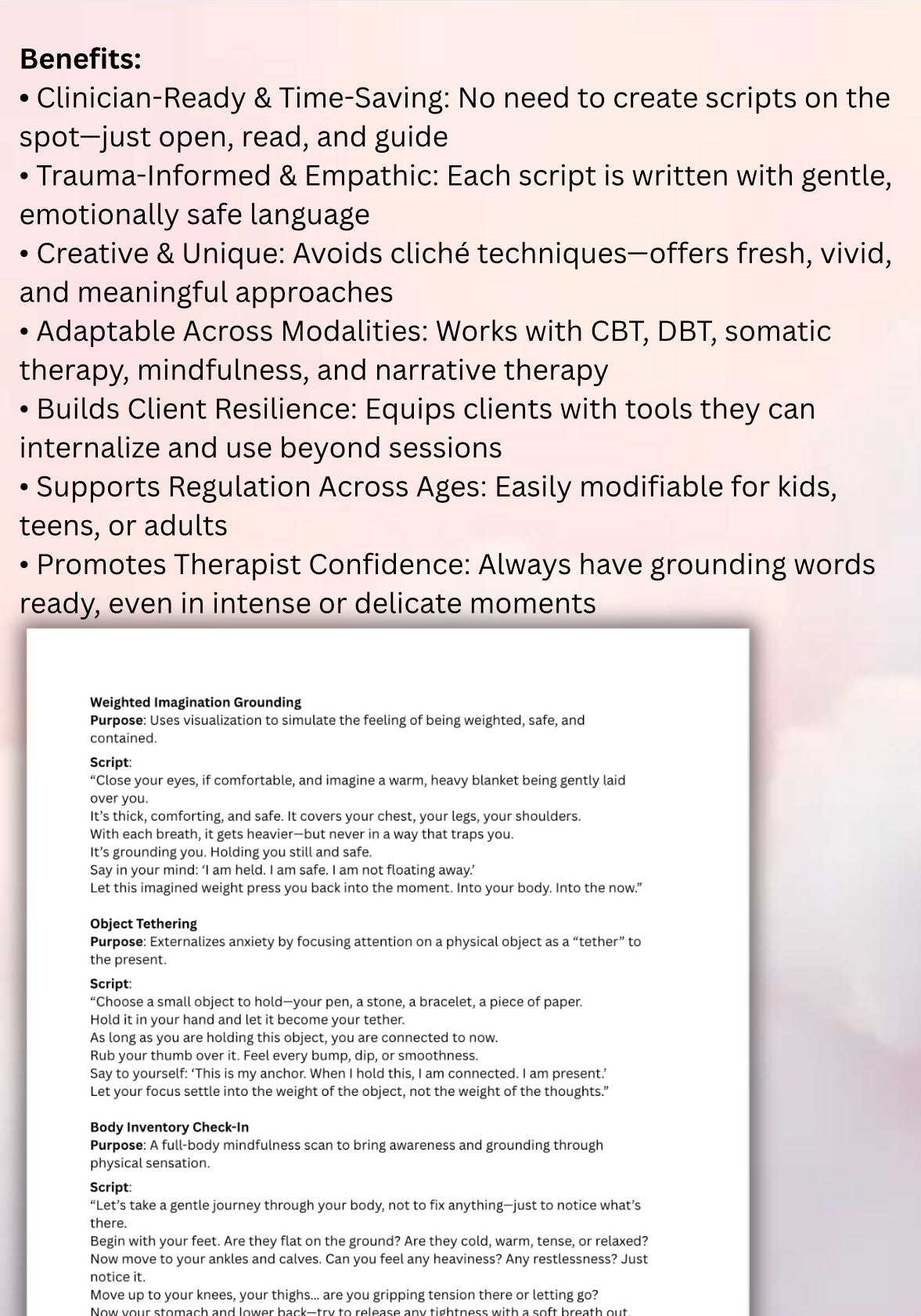Grounding & Regulation Scripts